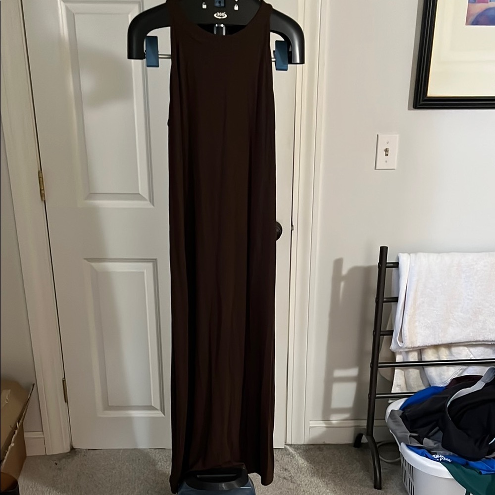 J. Jill Women's Maxi Dress - Dark Brown